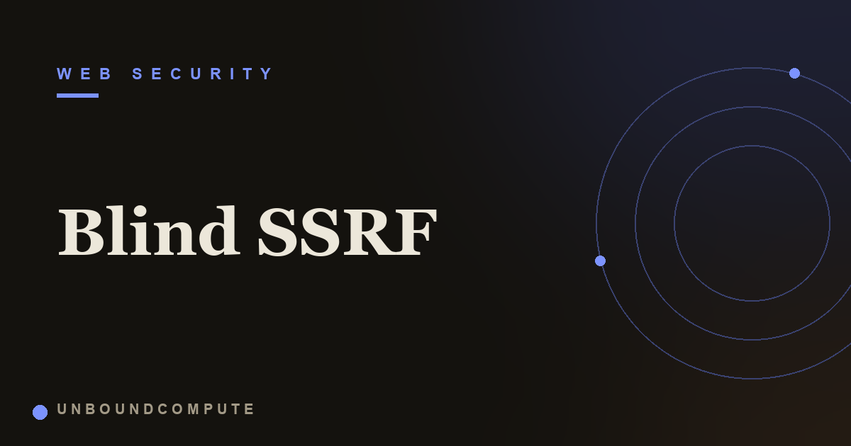 Blind SSRF: Exploiting Requests You Cannot See