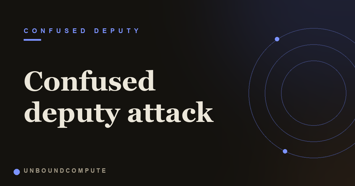 The Confused Deputy Attack in AI Agents Explained