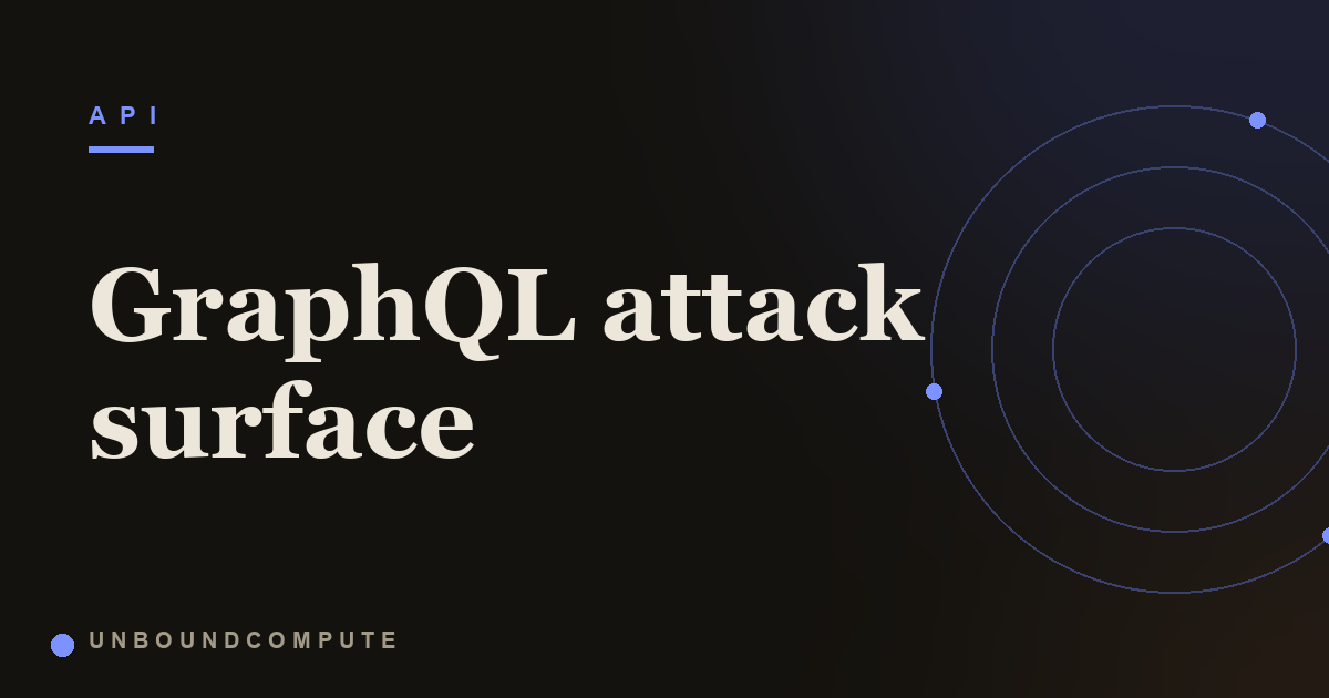 The GraphQL Attack Surface: Introspection, Query DoS, Broken Authorization, and Injection