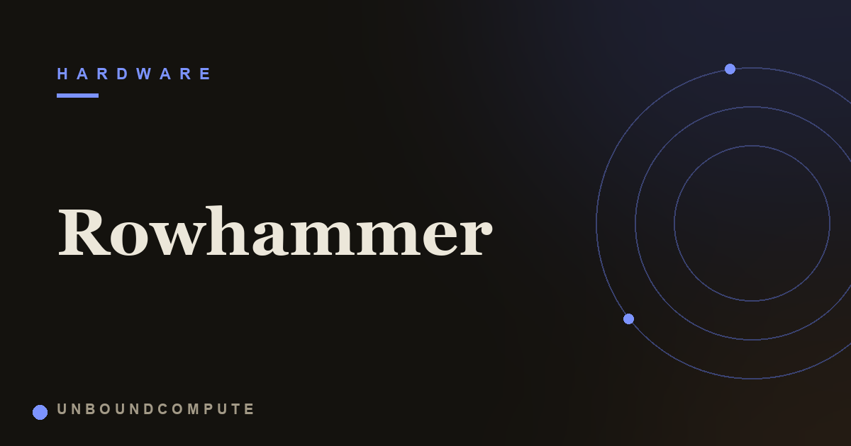 How Rowhammer Works: Flipping Bits in Memory You Were Never Allowed to Touch