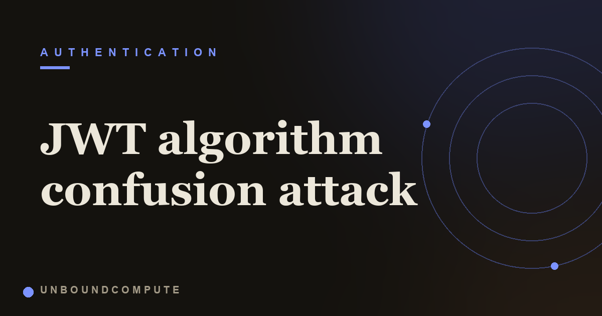 JWT Algorithm Confusion Attack Explained