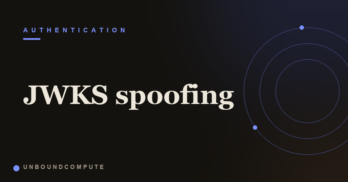 JWKS Spoofing: When a JWT Header Tells the Server Which Key to Trust