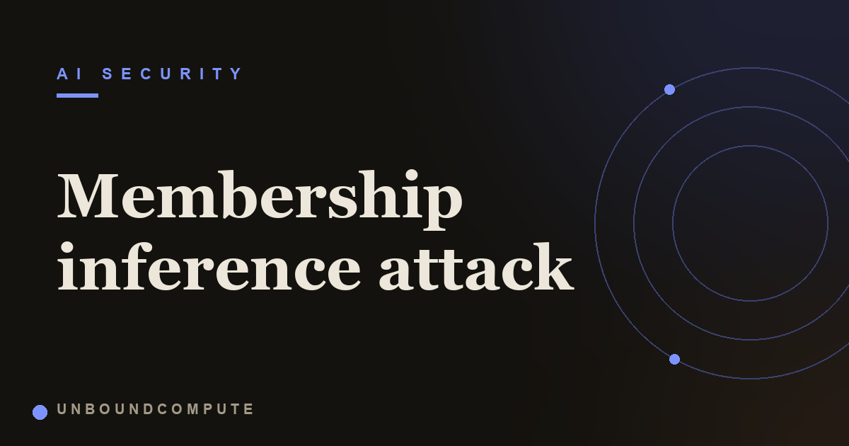 Membership Inference Attack: Proving a Record Was in Training Data