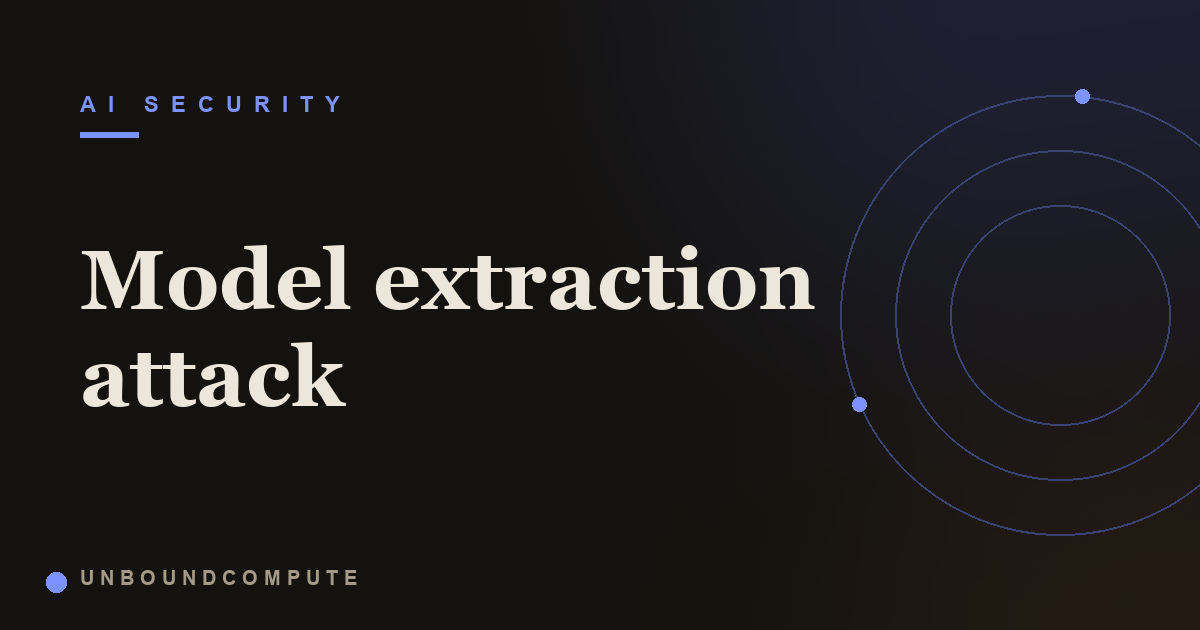 Model Extraction Attack: Stealing a Model Through Its API