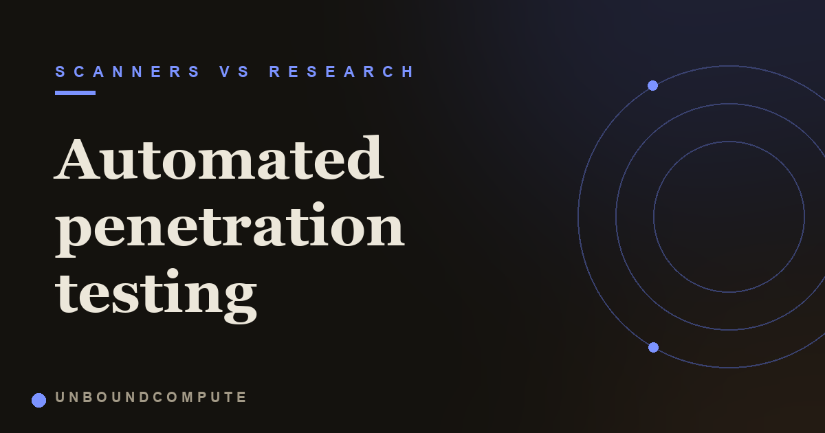 What is automated penetration testing?