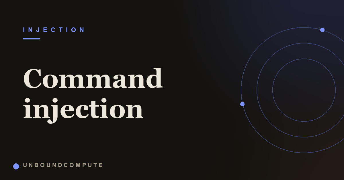 What is command injection? Examples explained
