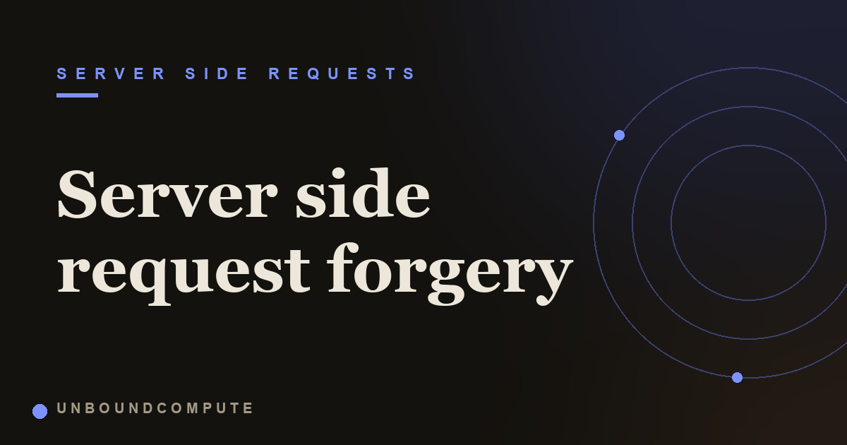 What is SSRF, server side request forgery explained