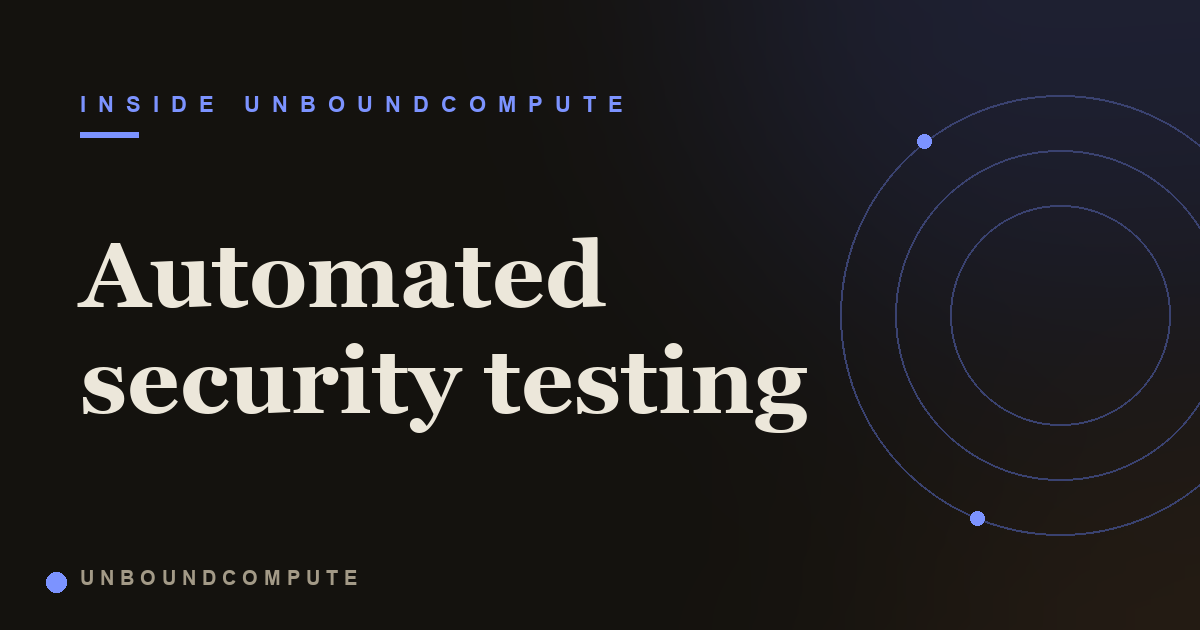 Why we are building UnboundCompute