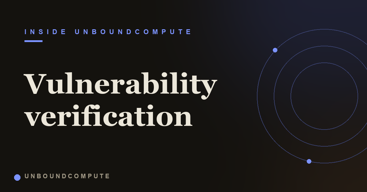 Why we only report proven vulnerabilities