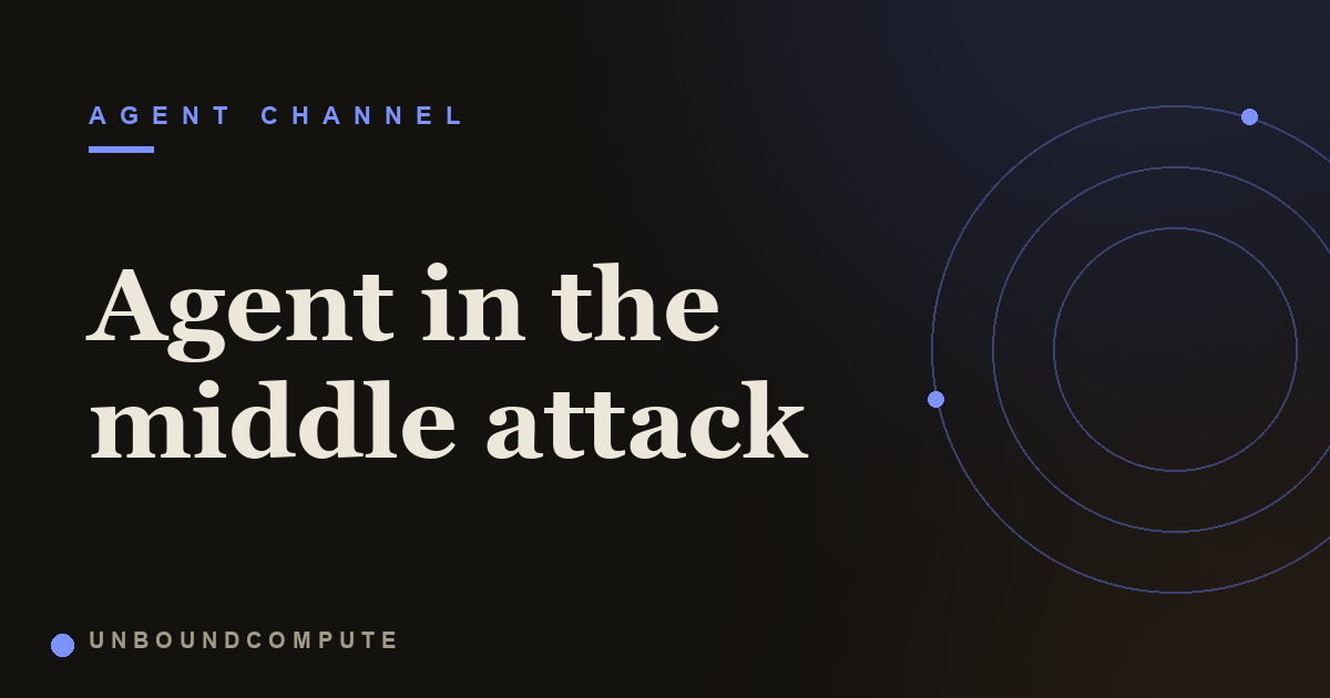 Agent in the Middle Attacks Explained
