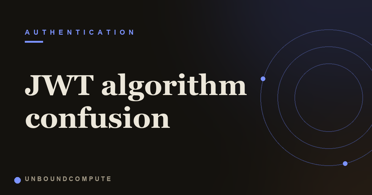 JWT Algorithm Confusion Attacks Explained