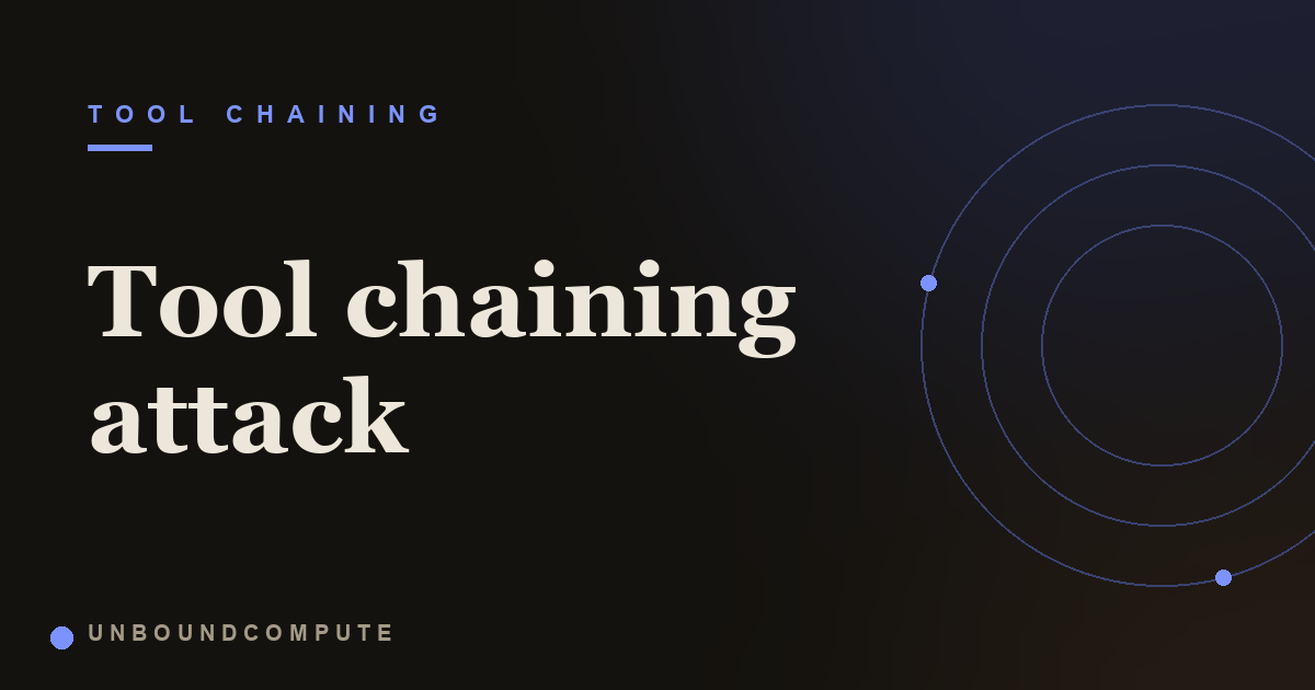 Tool Chaining Attacks on AI Agents