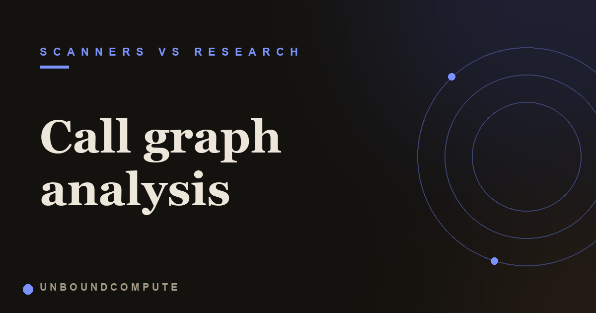 Call Graph Analysis Explained