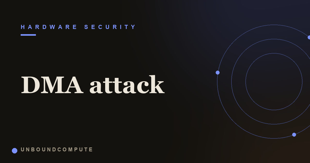 DMA Attack Over Thunderbolt: Reading Memory Past the Lock Screen