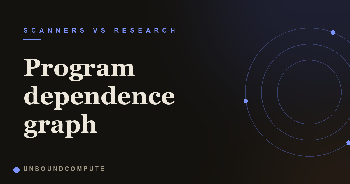 The Program Dependence Graph Explained