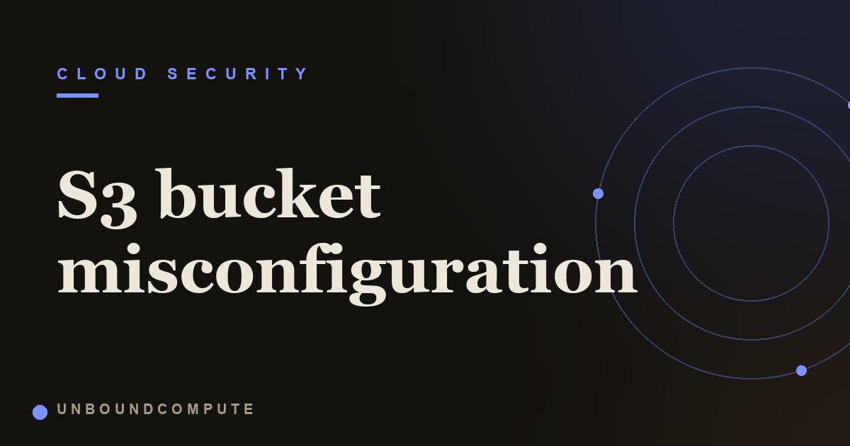 S3 Bucket Misconfiguration Explained