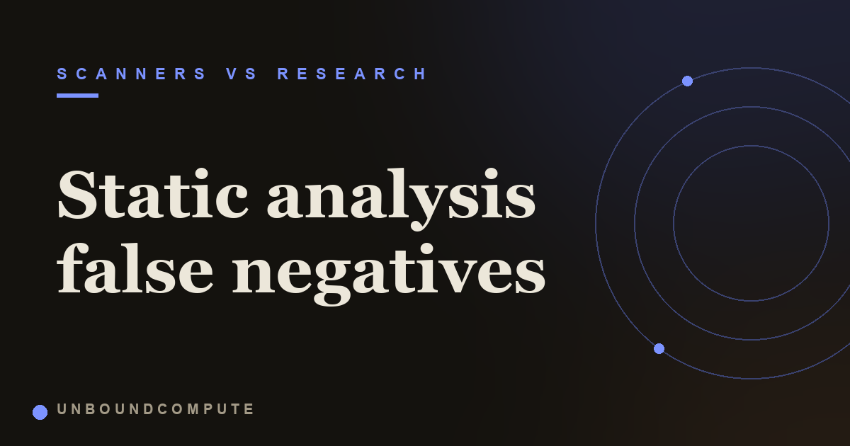 Static Analysis False Negatives: The Bugs SAST Misses
