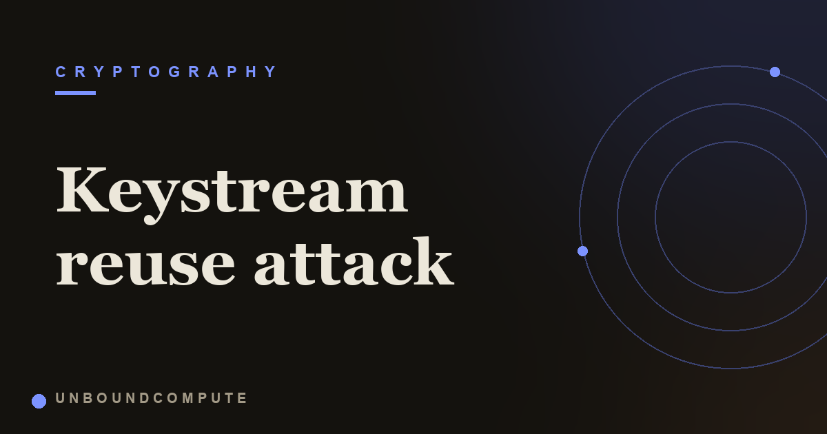 Keystream Reuse Attack: The Two Time Pad Problem Explained